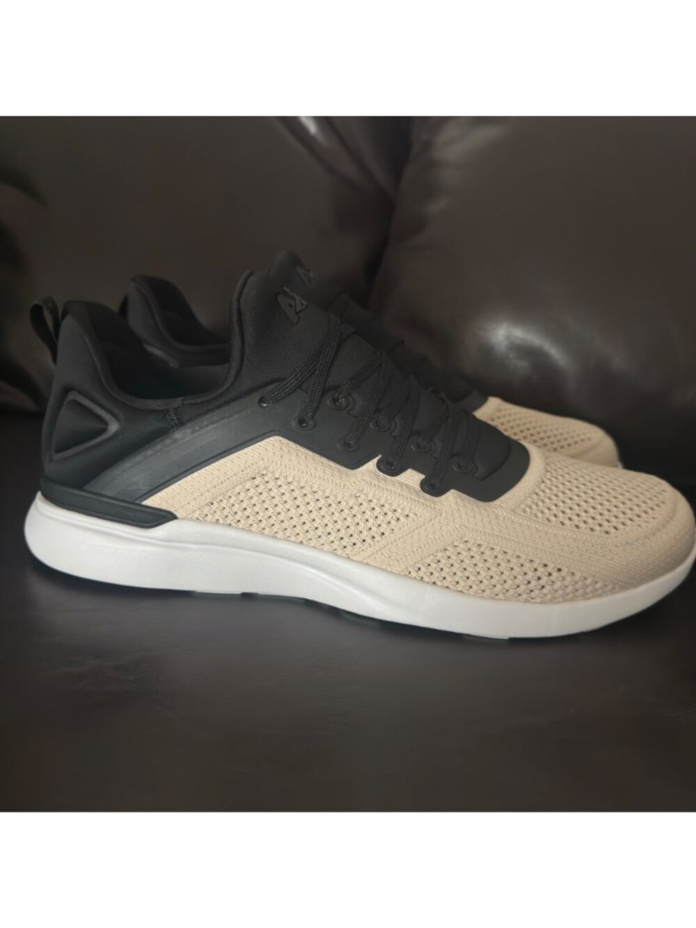APL Techloom Tracer Mens Running Shoes Beige & Black Size 14 lightweight NWOB - Picture 11 of 11